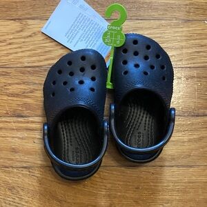 CROCS Kids Navy Blue Slippers